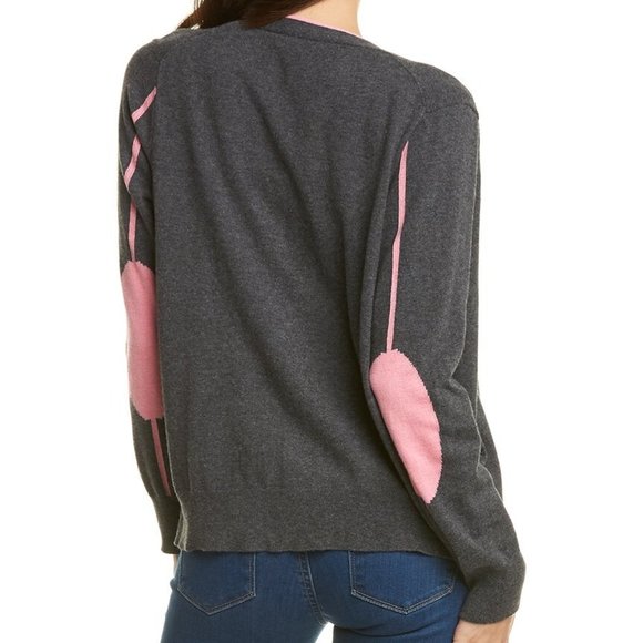 NWT Court & Rowe wool blend button up gray cardigan sz medium - Picture 3 of 4